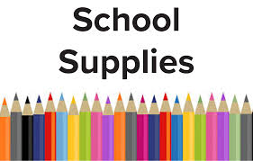  School Supply List